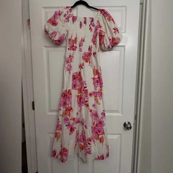 DM Fashion Cassidy Floral dress with puff sleeves | Size XS - Picture 3 of 8